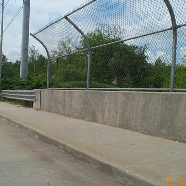 Vertical Wall with Sidewalk