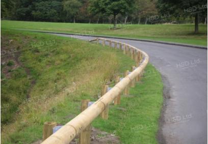 Nature Rail Quick-Joint 2.0 Aesthetic Wood/Steel Guardrail