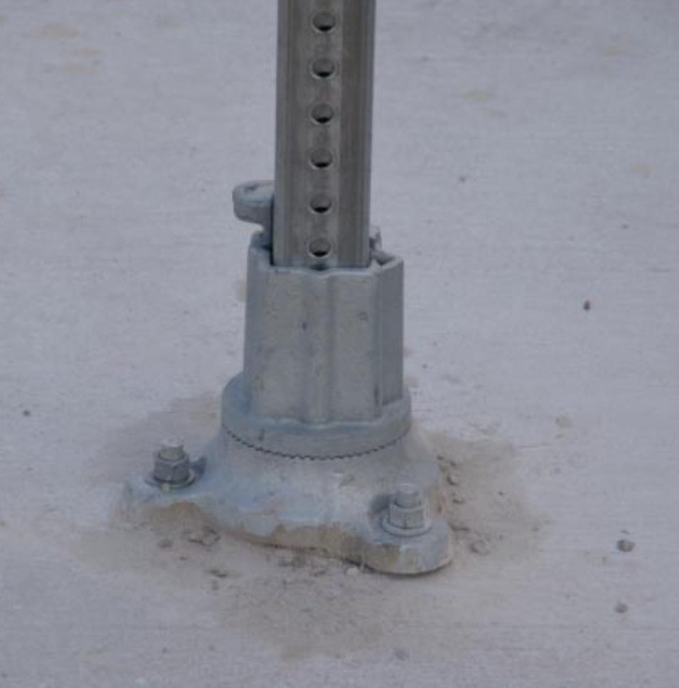 Kleen Break Omnidirectional Breakaway Sign Post Coupler for Square