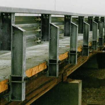 Thrie-Beam Rail for Wood Decks