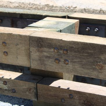 Steel-Backed Timber Guardrail Median Type A